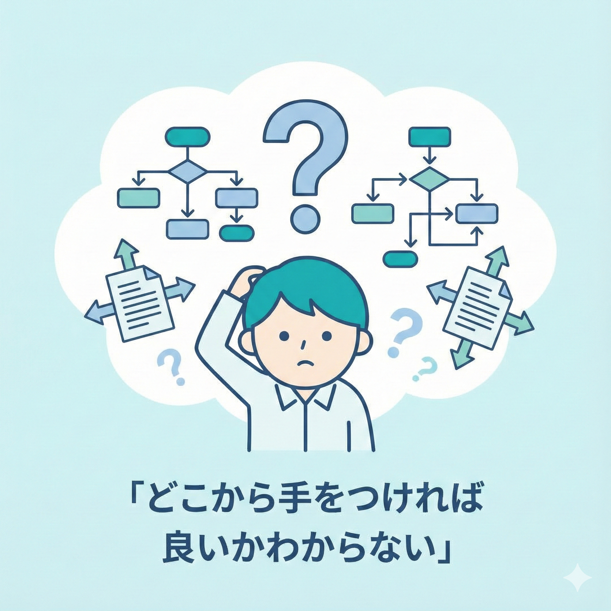 公共事業の仕組みがわからず、何から手をつければいいかわからない