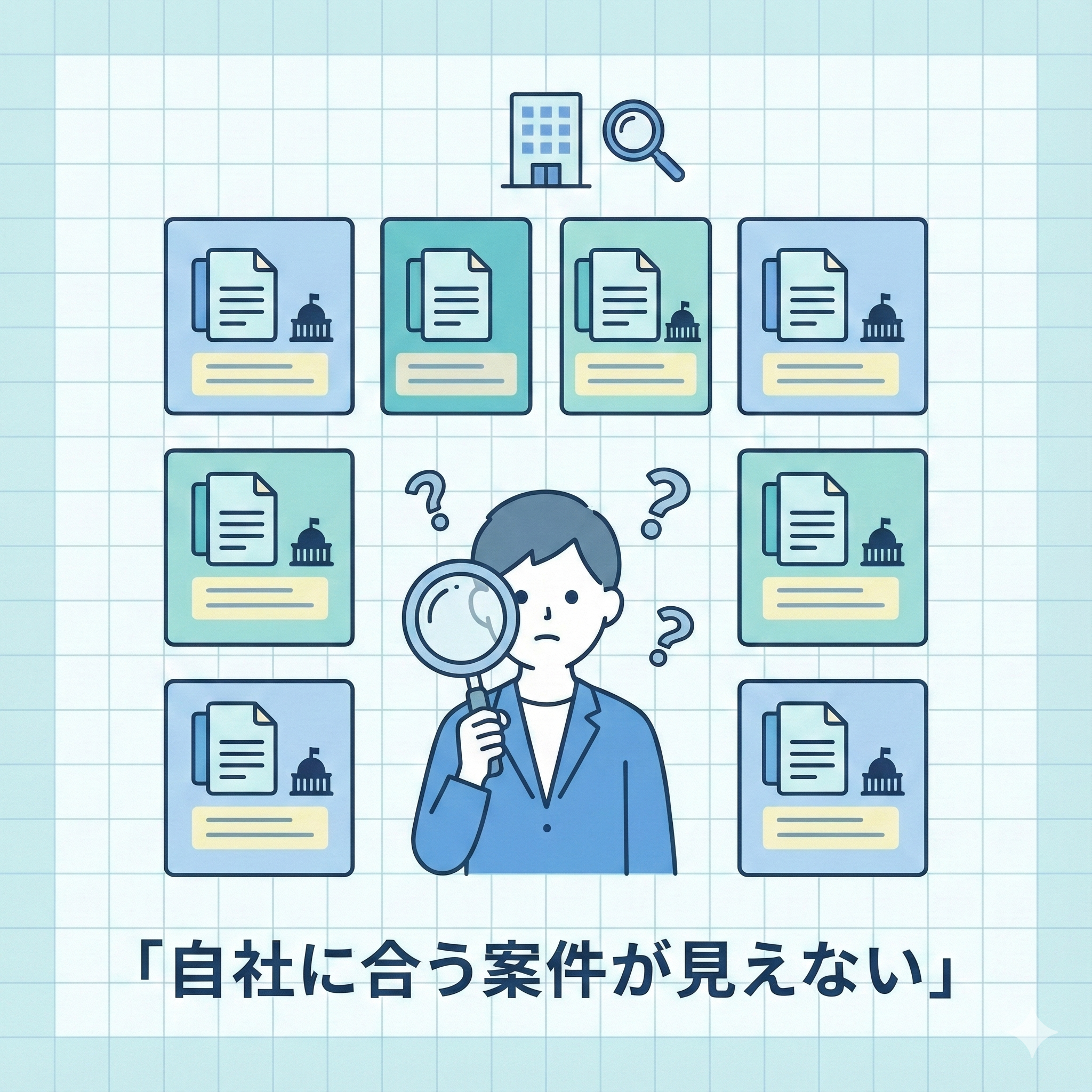 どんな案件があって、何が自社に適しているのかわからない